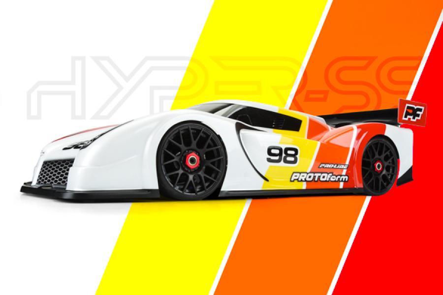 Hyper-SS Light Weight Clear Body for 1:8 GT