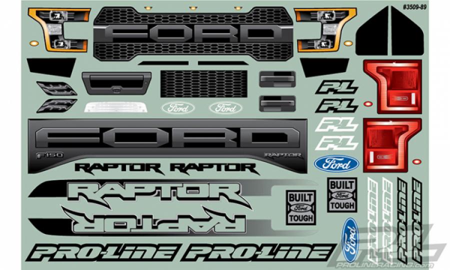 2017 Ford F-150 Raptor Clear Crawler Body