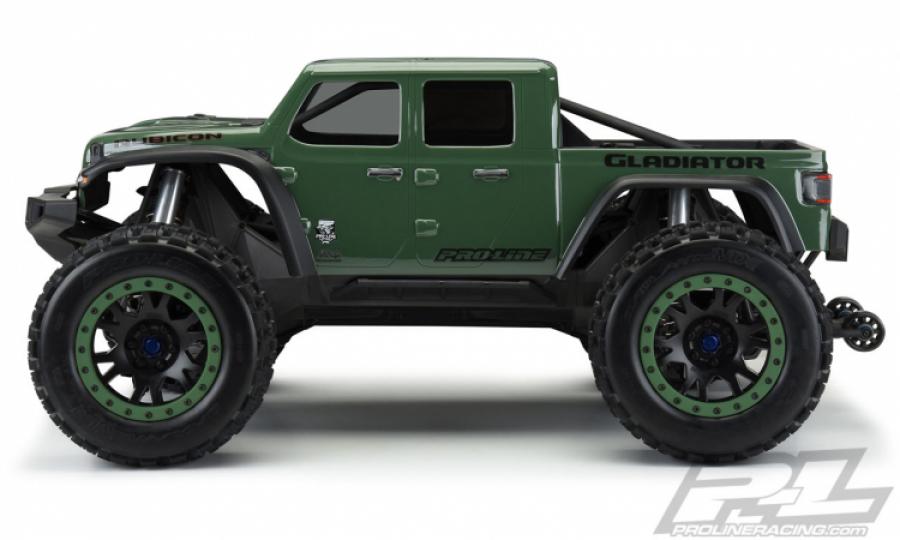 Pre-Cut Jeep Gladiator Rubicon Clear Body for X-MAXX