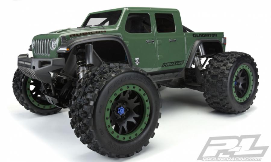 Pre-Cut Jeep Gladiator Rubicon Clear Body for X-MAXX