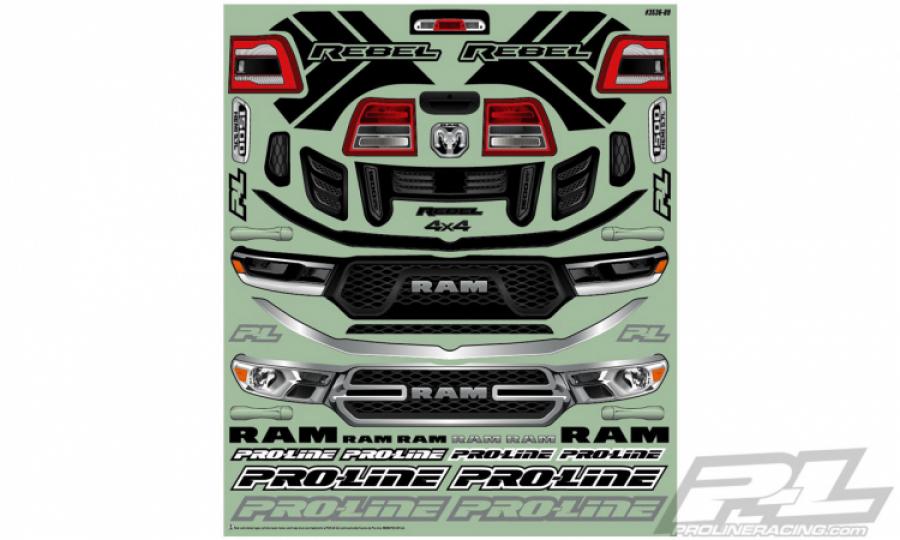 Pre-Cut 2020 Ram Rebel 1500 Clear Body E-REVO 2.0