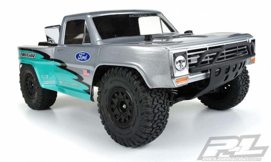 Pre-Cut 1967 Ford F-100 Race Truck Clear Body for Slash