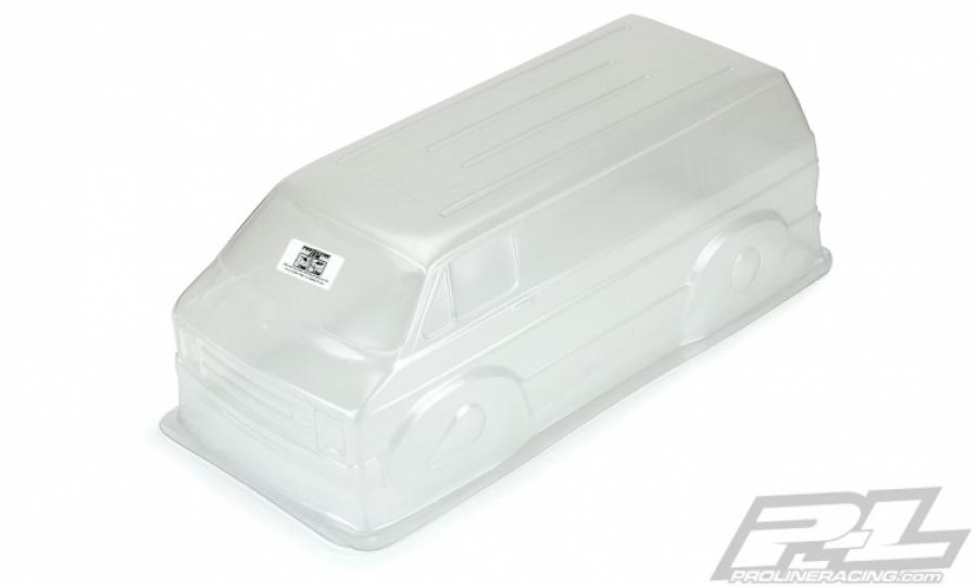 70's Rock Van Clear Body for 12.3" (313mm) Wheelbase Scale C