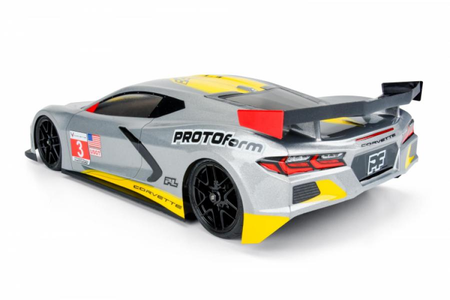 Chevrolet Corvette C8 Clear Body for 190mm TC