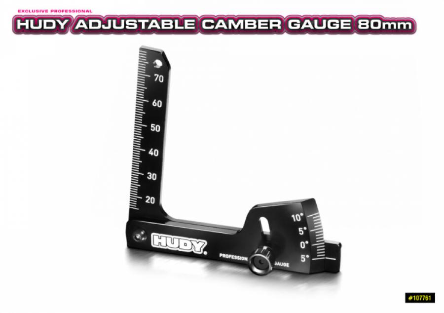 Hudy Adjustable Camber Gauge 80mm 107761