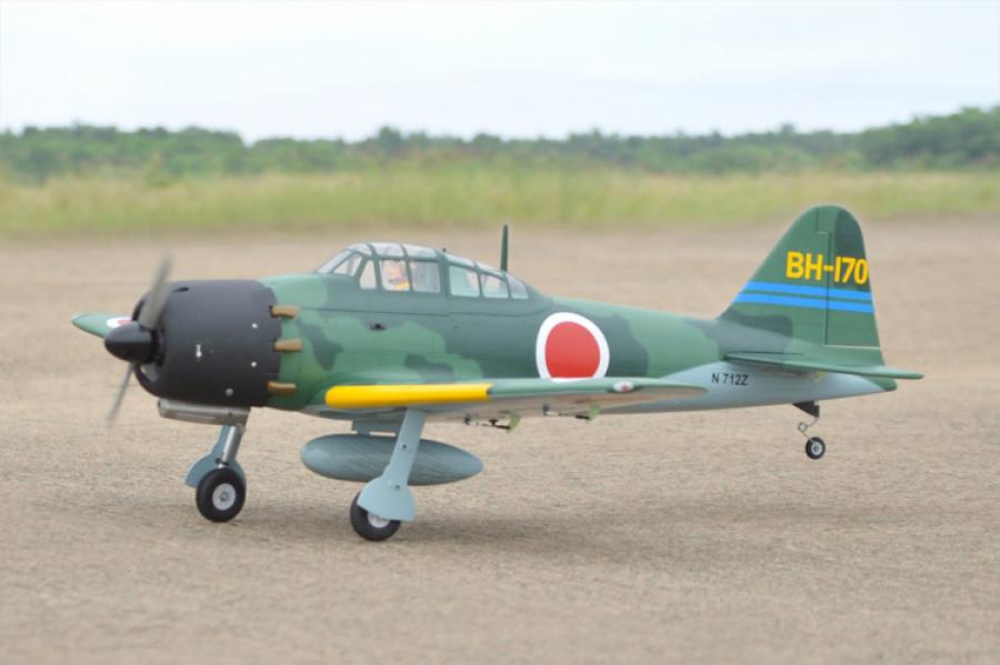 A6M Zero 1720mm .75-95/15cc GP/Gas/EP ARF