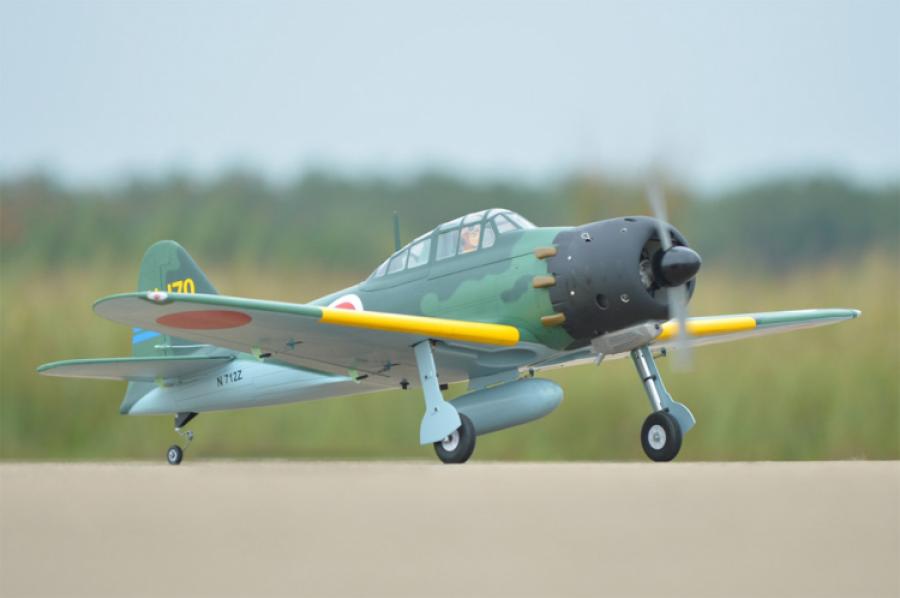 A6M Zero 1720mm .75-95/15cc GP/Gas/EP ARF