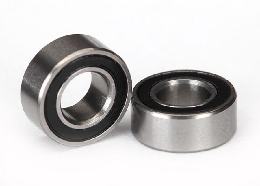 Traxxas Ball Bearing 5x10x4mm Black Rubber Seal (2) TRX5115A