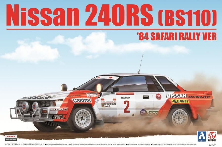 1:24 Nissan 240RS (BS110) '84 Safari Rally VER