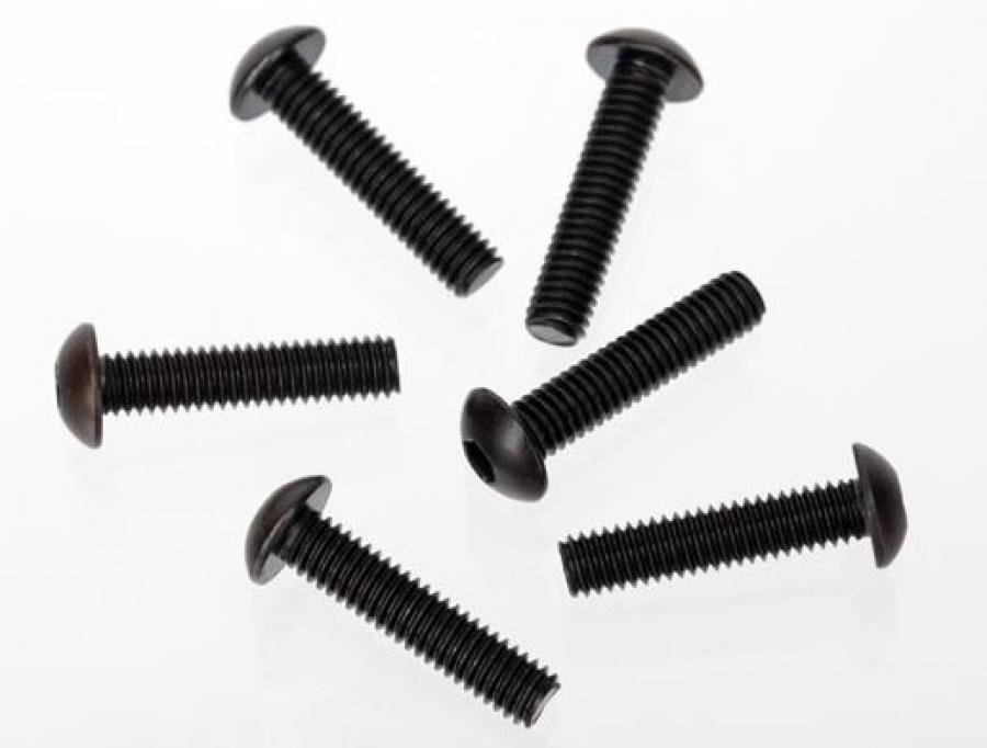 Traxxas Screws M4x18mm Button-head Hex Socket (6) TRX3929