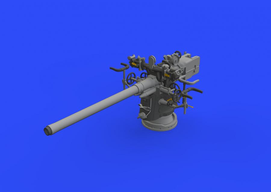 1:48 U-Boat 8,8cm gun for Trumpeter kit