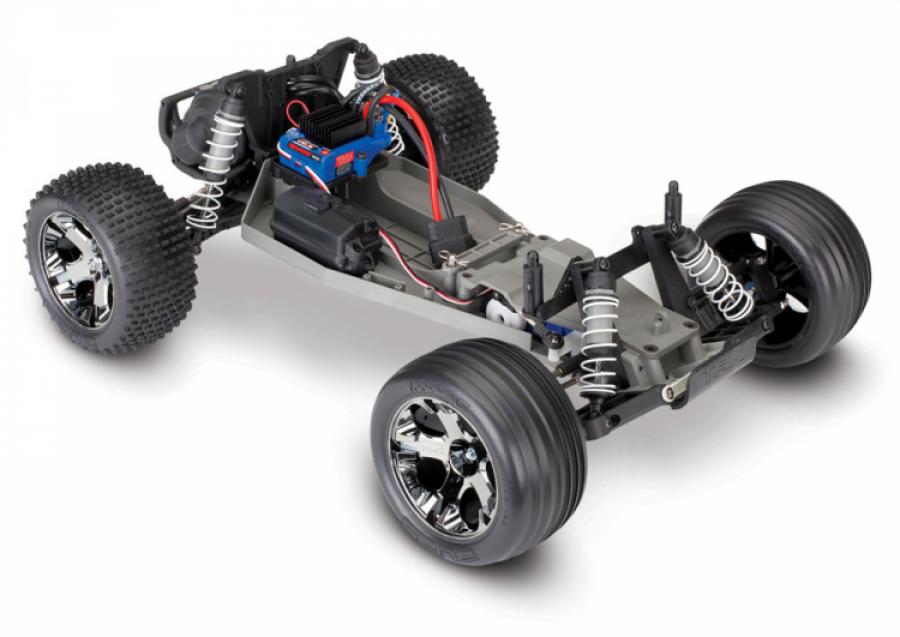 Traxxas Rustler VXL 2WD 1/10 RTR TQi TSM Yellow w/o Batt/Charger TRX37076-4-YLW