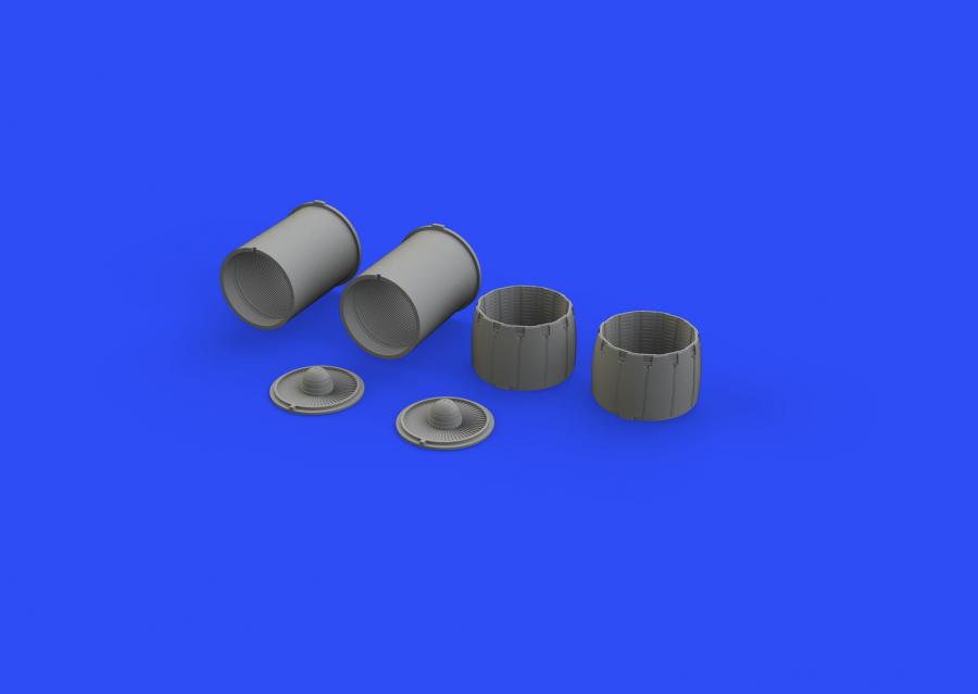 1:48 F-14D exhaust nozzles for Tamiya