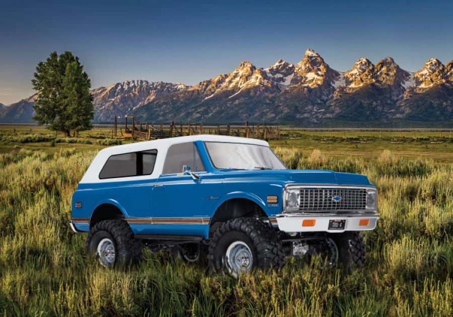 Traxxas Body Chevy Blazer ´72 Blue/White Complete TRX9111X