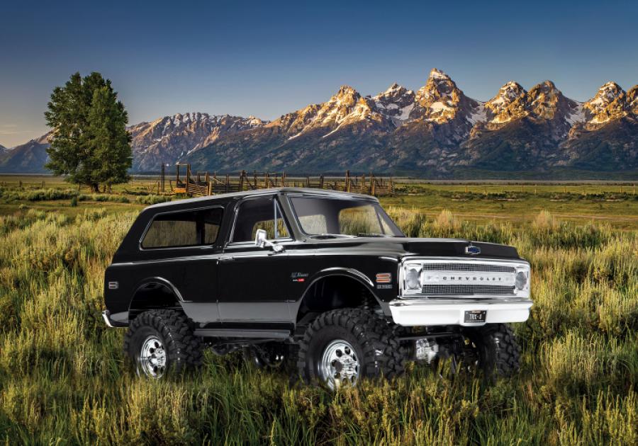 Traxxas Body Chevy Blazer Â´69 Black Complete TRX9112X