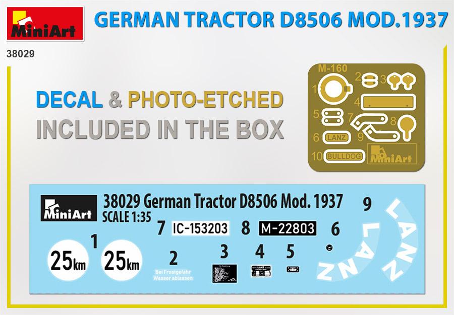 1:35 German Tractor D8506 Mod. 1937