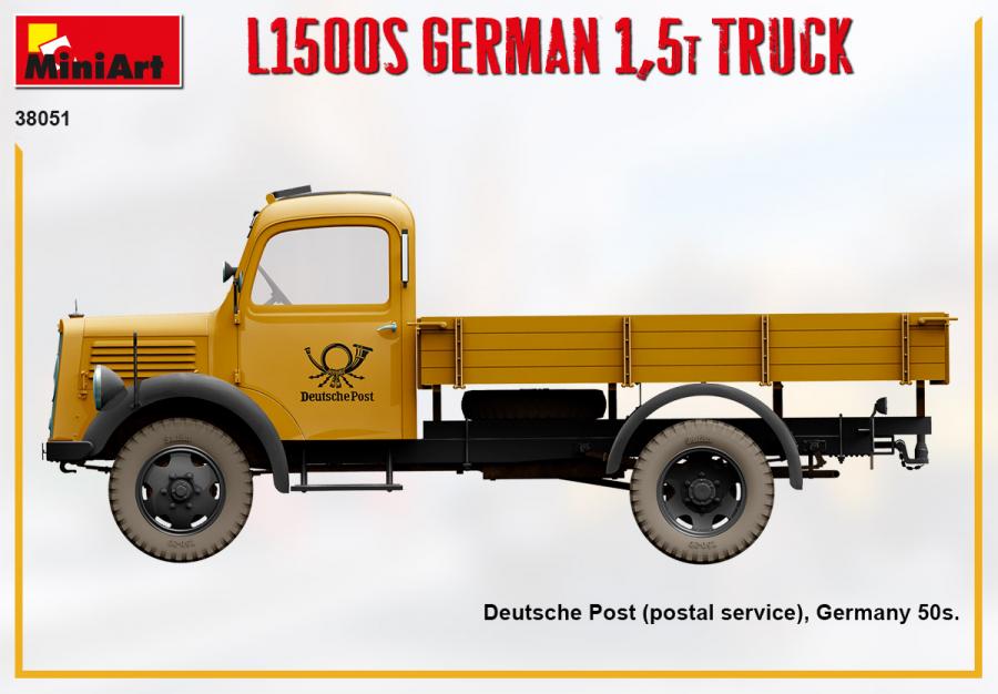 1:35 L1500S German 1,5t Truck