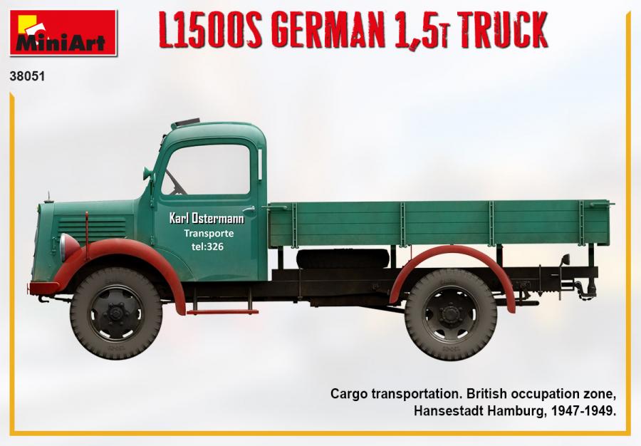 1:35 L1500S German 1,5t Truck