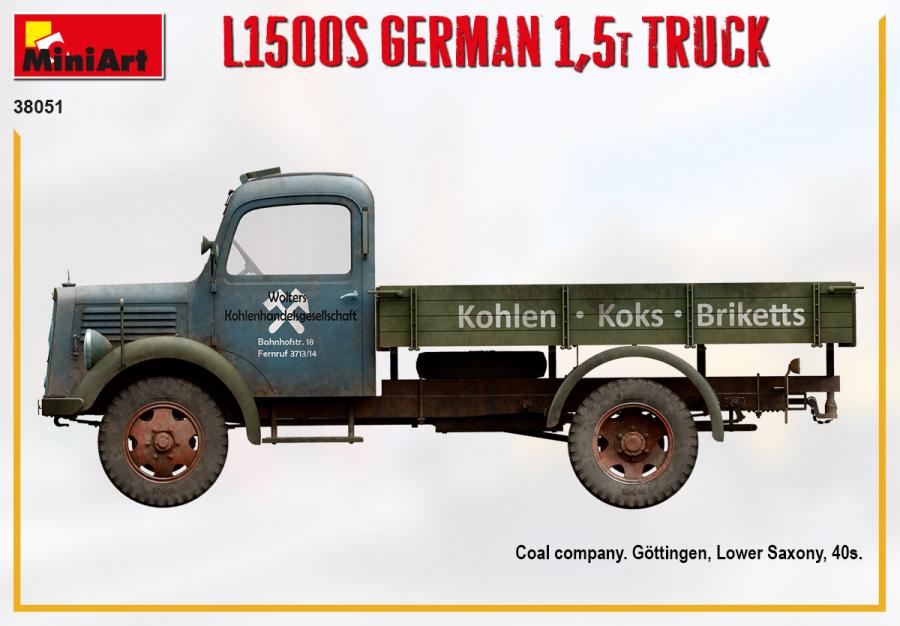 1:35 L1500S German 1,5t Truck