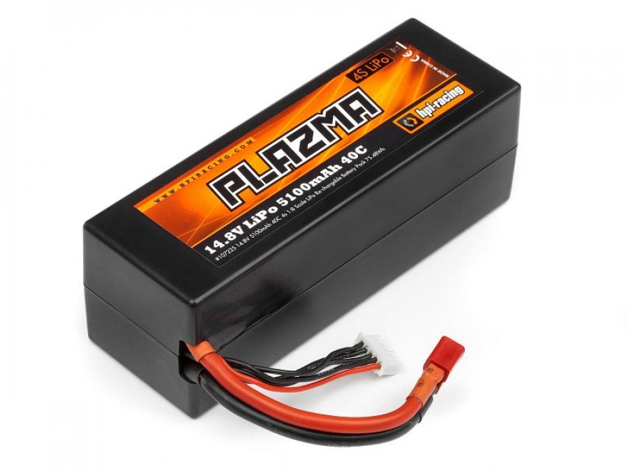 HPI Racing  PLAZMA 14.8V 5100mAh 40C LiPo Battery Pack 75.48Wh 107225