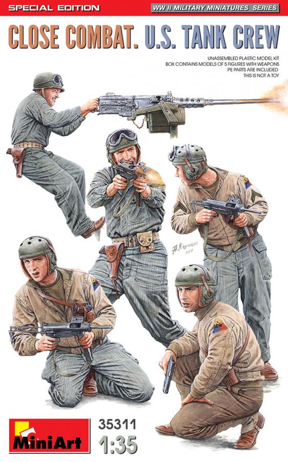 1:35 Close Combat. U.S. Tank Crew