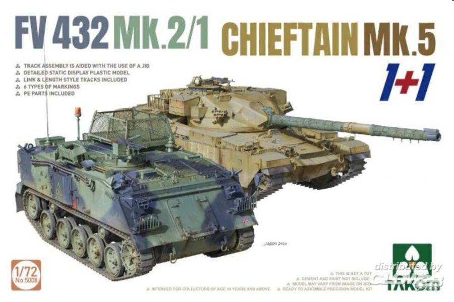 1:72 FV432 Mk.2/1  & Chieftain Mk.5 