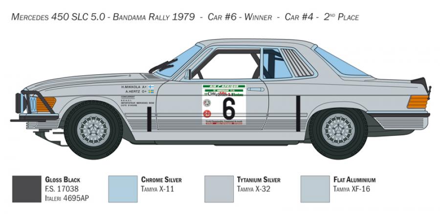 1/24 Mercedes-Benz 450SLC / H Mikkola