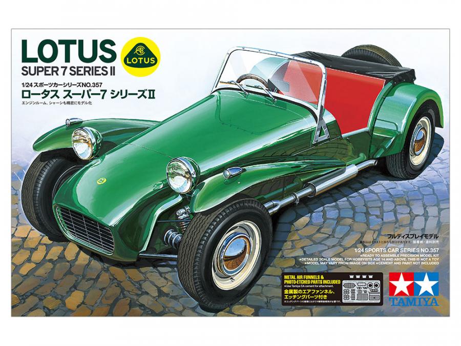 Tamiya 1/24 LOTUS SUPER 7 SERIES II pienoismalli