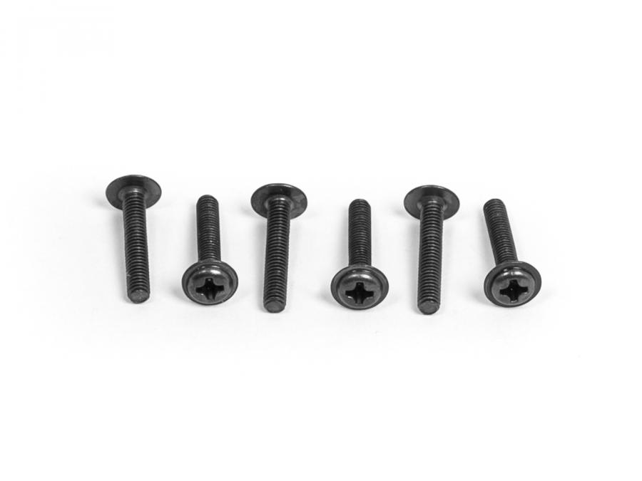 FLANGED BUTTON HEAD SCREW 3X16mm (6PCS)