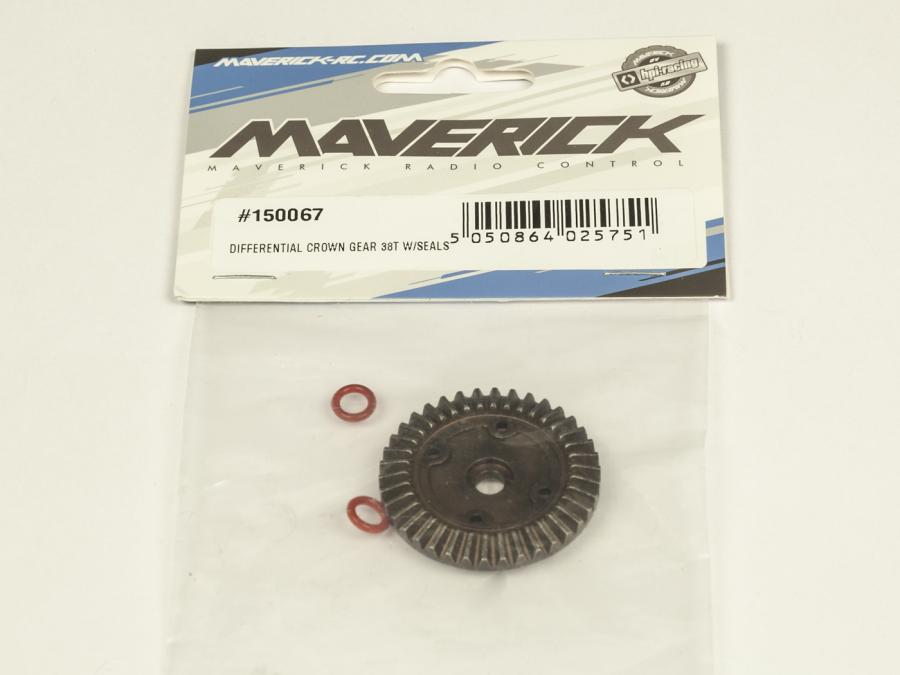 DIFFERENTIAL CROWN GEAR 38T W/SEALS