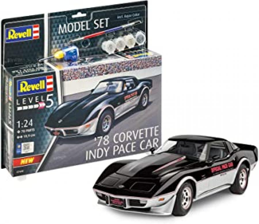 Revell 1:24 MODEL SET `78 CORVETTE  PACE CAR