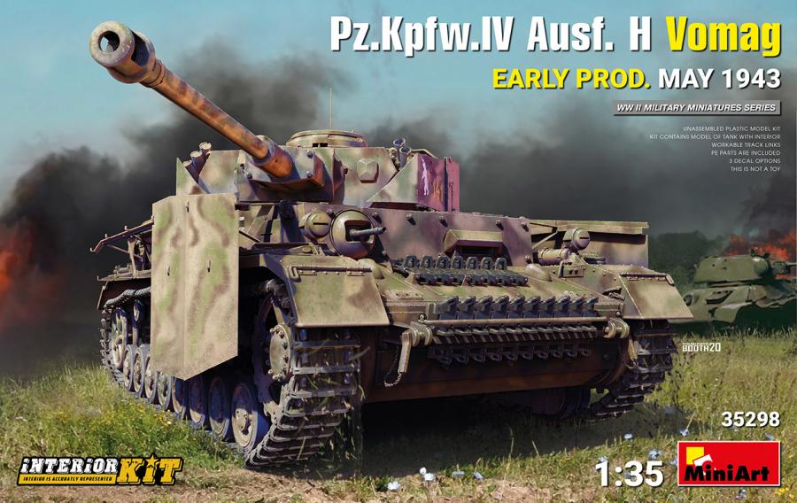 1:35 Panzer IV Ausf. H Vomag. Early