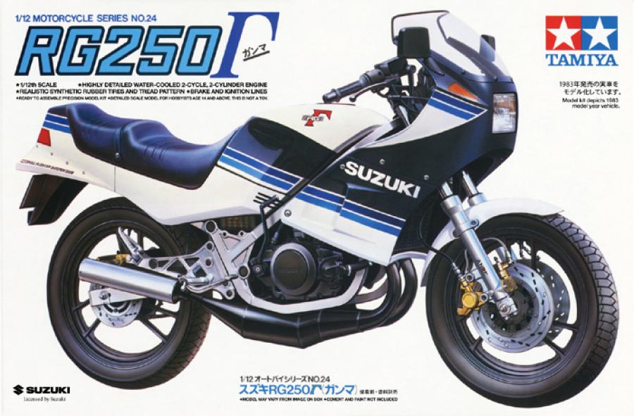 Tamiya 1/12 SUZUKI RG250 G pienoismalli