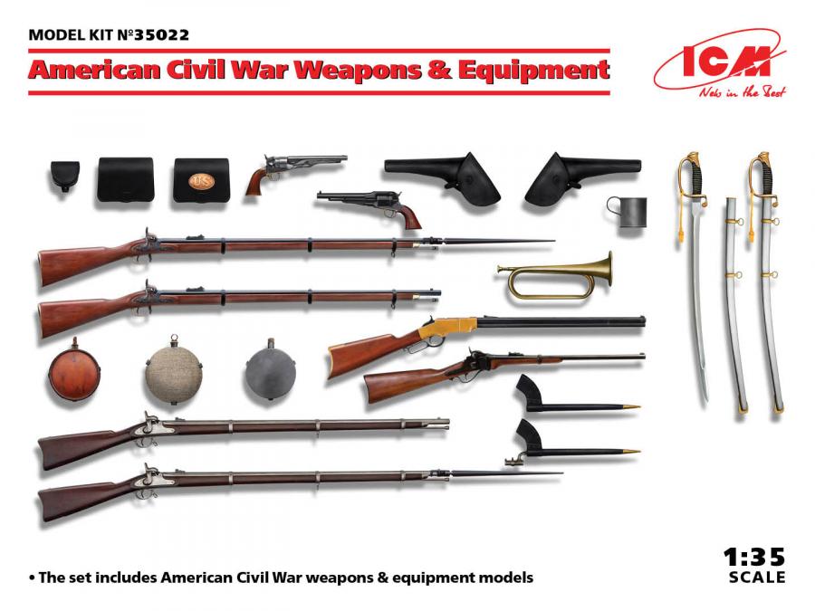 1:35 American Civil War Weapons & Equipment
