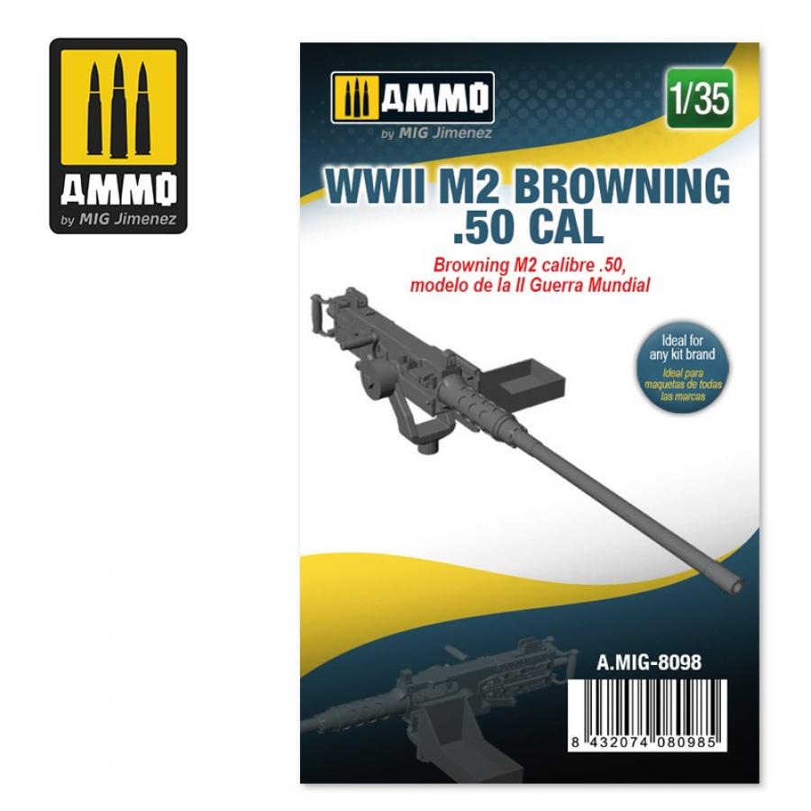 1/35 WWII M2 Browning .50 cal (3D printed)
