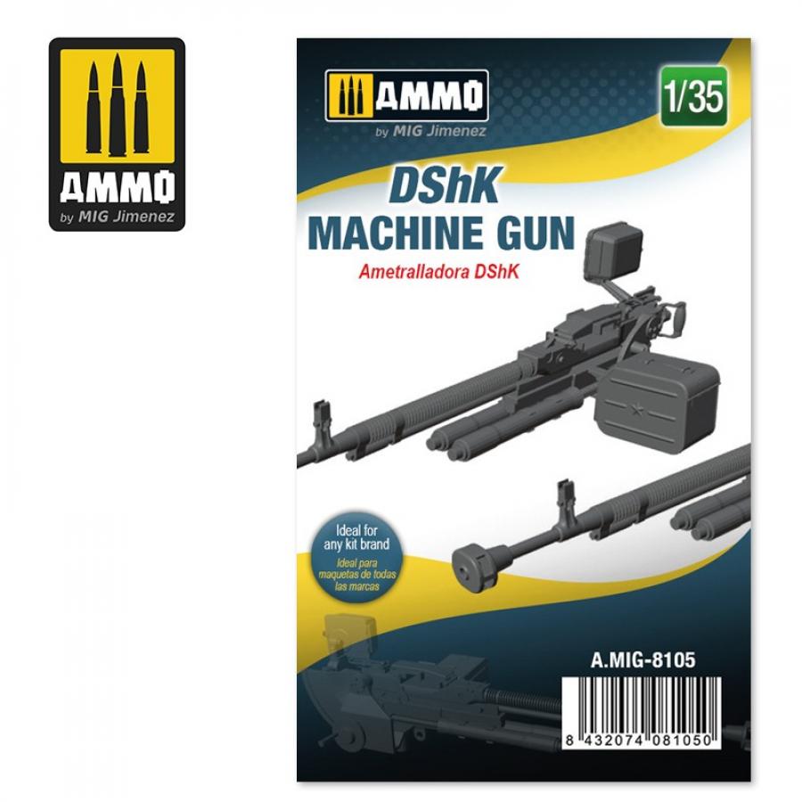 1/35 DShK MACHINE GUN (3D printed)