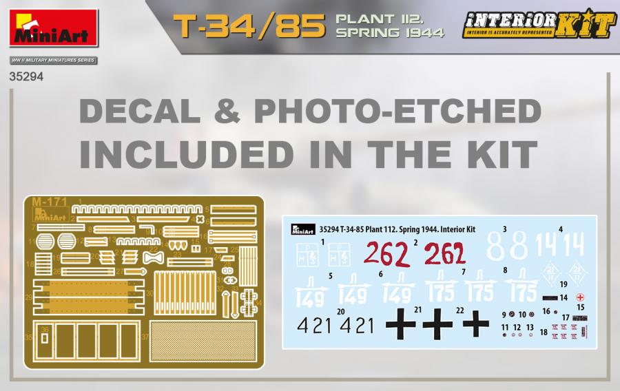 1:35 T-34-85 Plant 112. Spring 1944