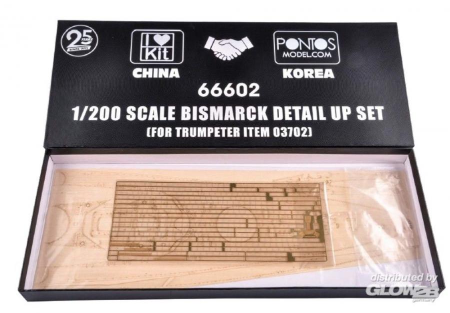 1:200 Bismarck (kit 03702)  DETAIL SET