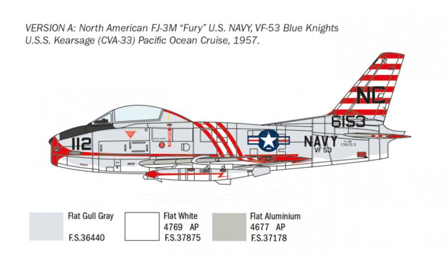 1/48 NORTH AMERICAN FJ-2/3 FURY