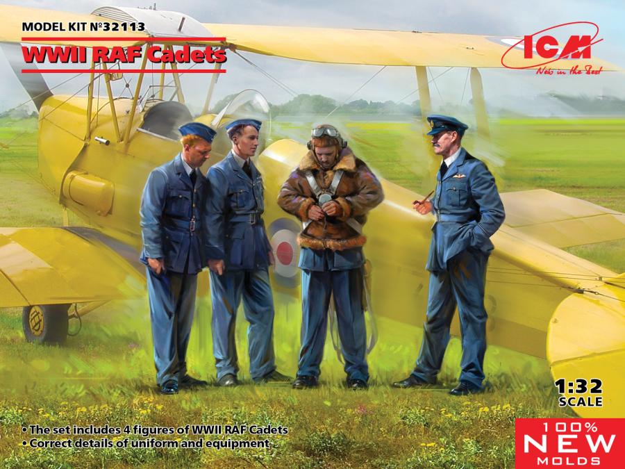 1:32 WWII RAF Cadets (100% new molds) 