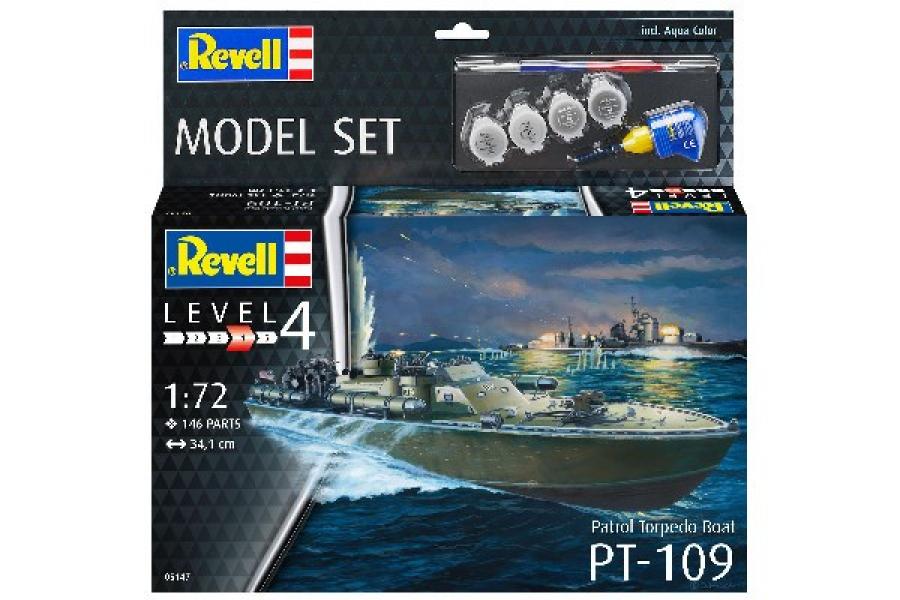 Revell 1:72 Model Set Torpedo Boat Pt-109
