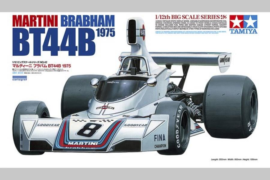 Tamiya 1/12 MARTINI BRABHAM BT44B 1975 pienoismalli