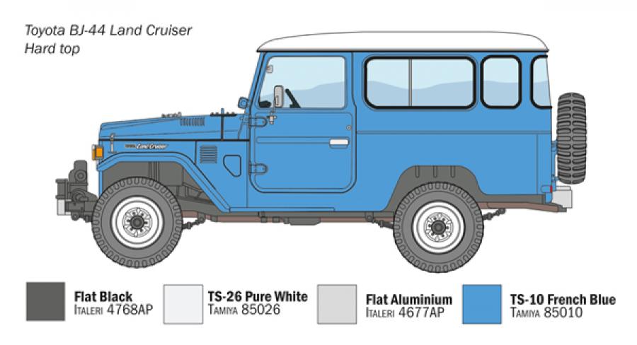 Italeri 1/24 TOYOTA LAND CRUISER BJ-44