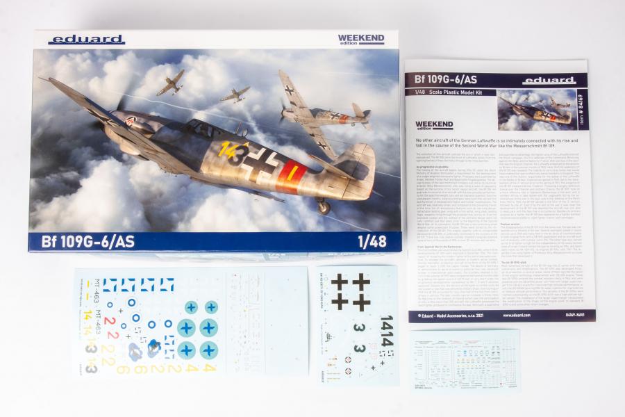 1/48 Bf 109G-6/AS, Weekend Edition (sis. Suomi siirtokuvat)