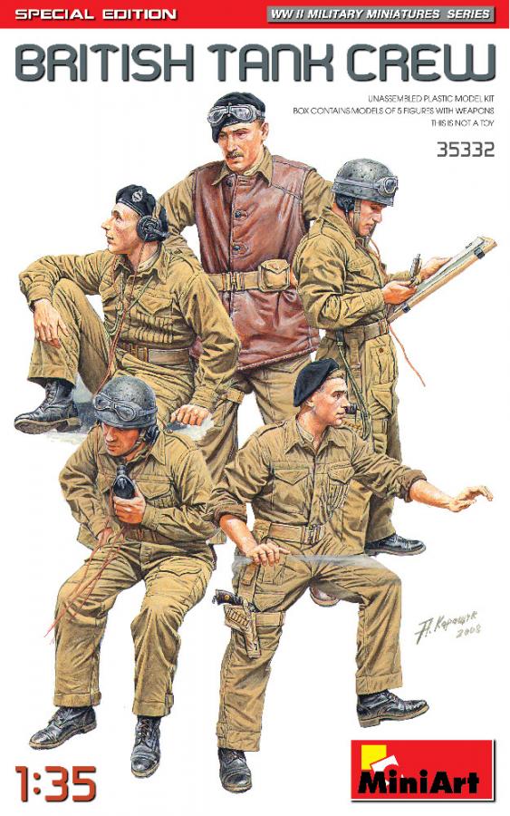 1:35 British Tank Crew. Special Edition