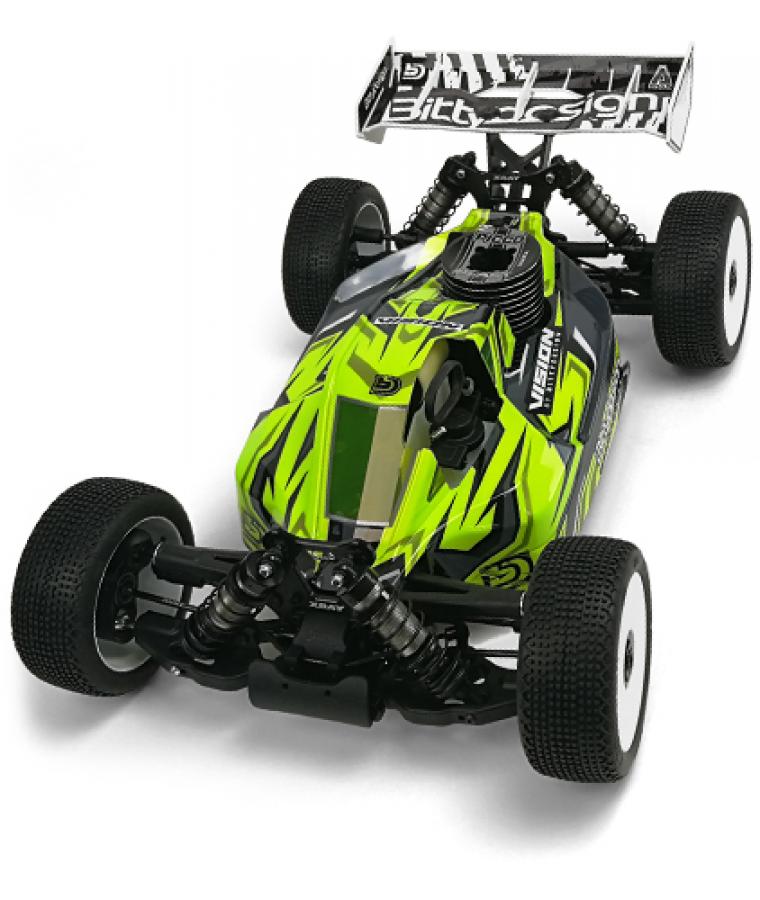 VISION clear 1/8 buggy body Xray XB8 2020 Pre-cut