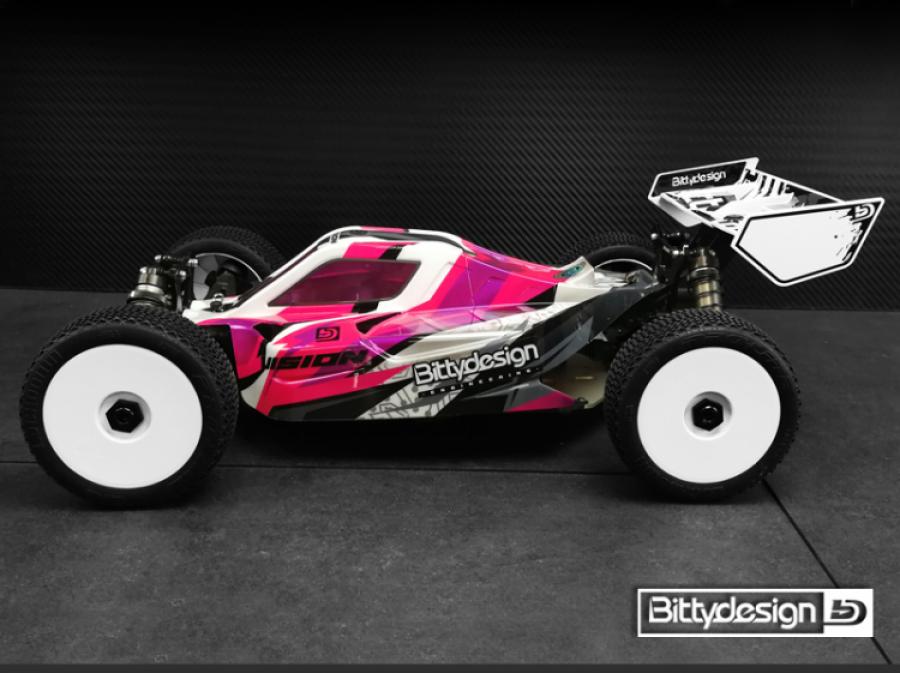 VISION clear 1/8 buggy body Xray XB8E 2020 Pre-cut