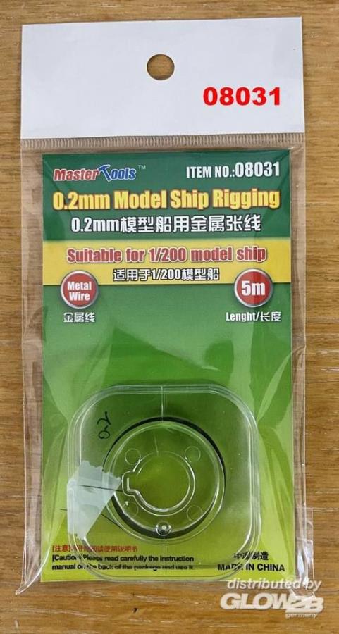 1:200 0.2mm Model ship Rigging ( 5m )