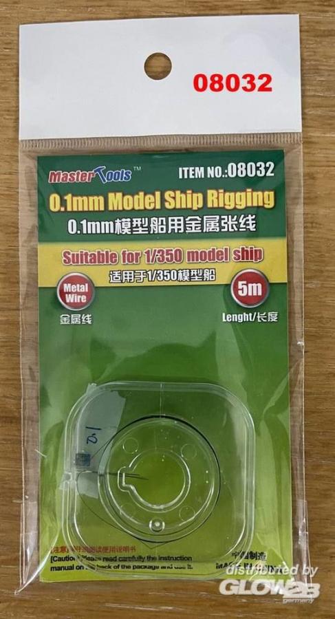 1:350 0.1mm Model ship Rigging ( 5m )