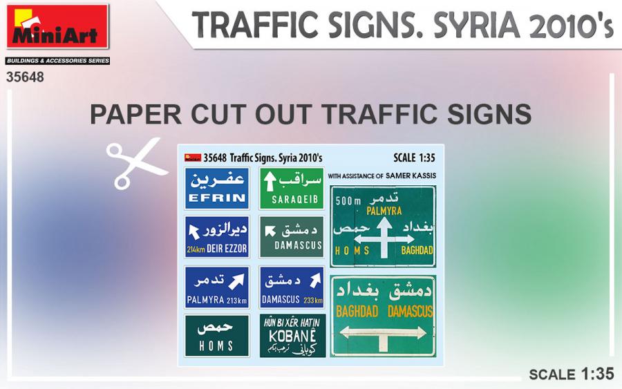 1:35 Traffic Signs. Syria 2010's